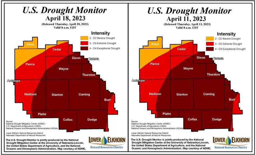 Despite recent rainfall, drought continues to plague northeast Nebraska