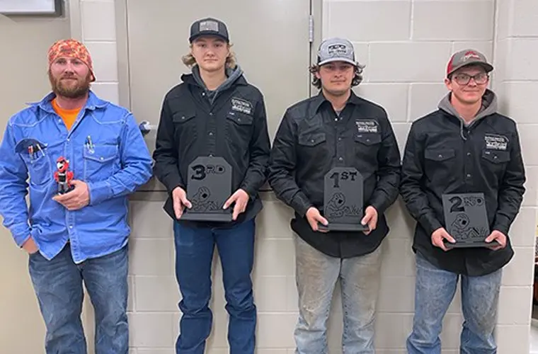 Northeast Community College students in O’Neill showcase their welding skills