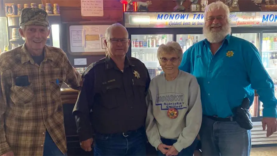 Monowi Mayor turns 90