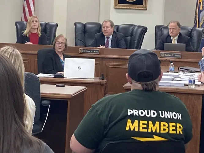 State labor court hears arguments over requested delay in Pillen’s order to end remote work