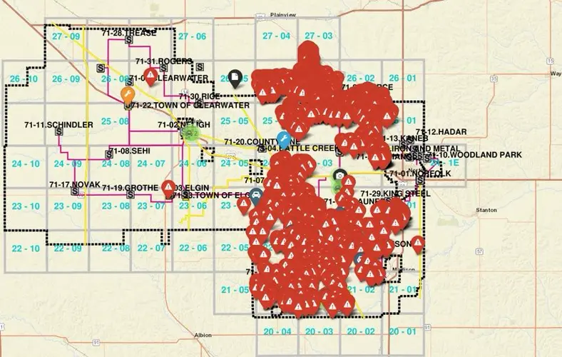 Power outage continues to impact ERPPD services in northeast Nebraska