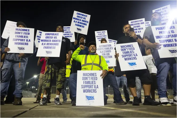 Dockworkers’ strike could push up prices and cause shortages if it lasts for weeks