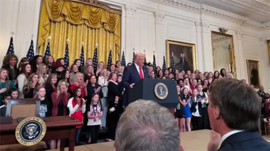 Gov. Pillen attends President Trump’s signing of ‘No Men in Women’s Sports’ Executive Order