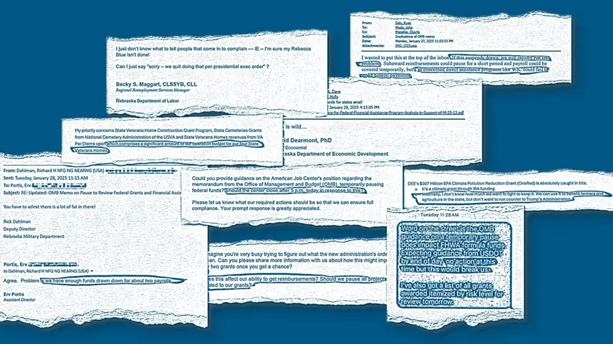 ‘This is wild’: Emails show Trump funding freeze sparked concern in Nebraska state agencies