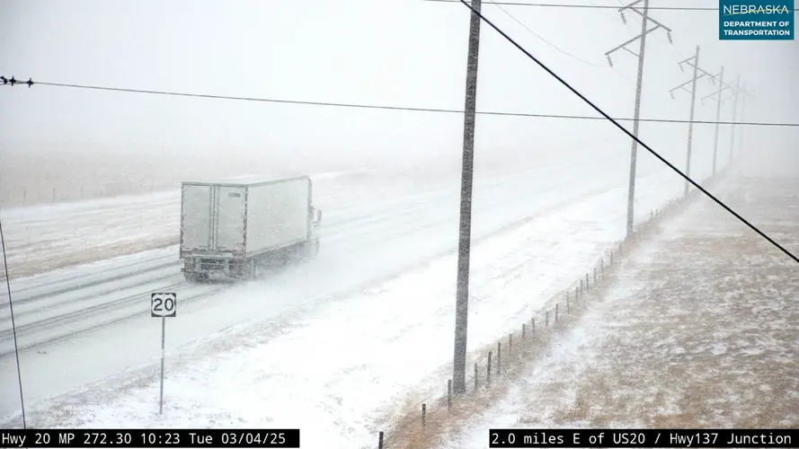 Several counties in a blizzard warning until Wednesday