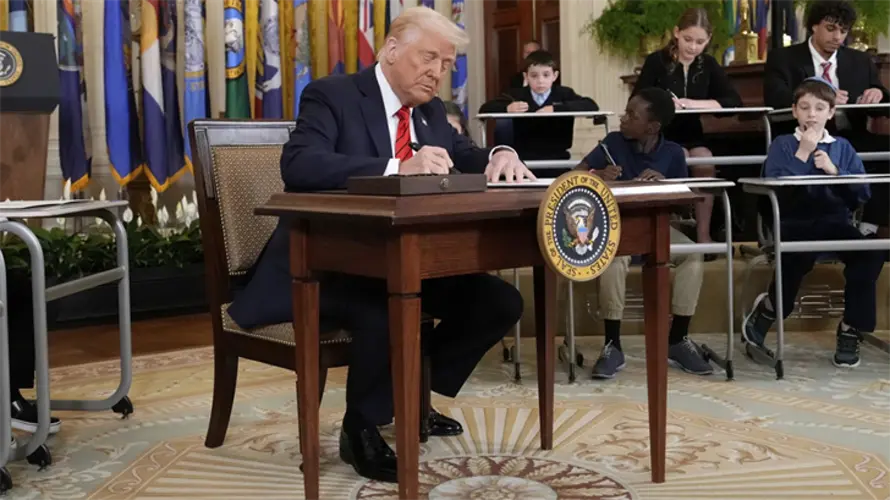 Trump orders a plan to dismantle the Education Department while keeping some core functions