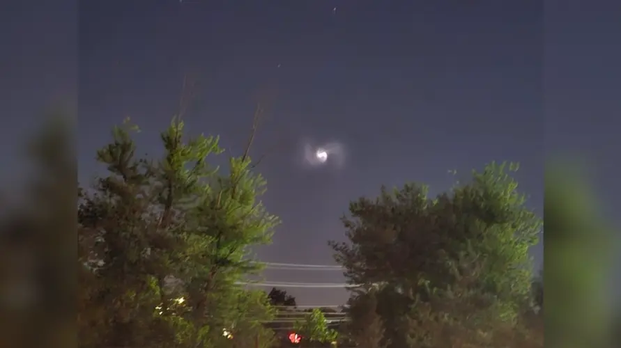 Strange glowing light seen in Nebraska
