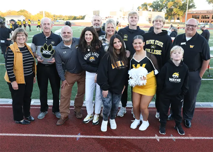 Wayne State College names the Peterson family recipient of Inaugural Family of the Year Award