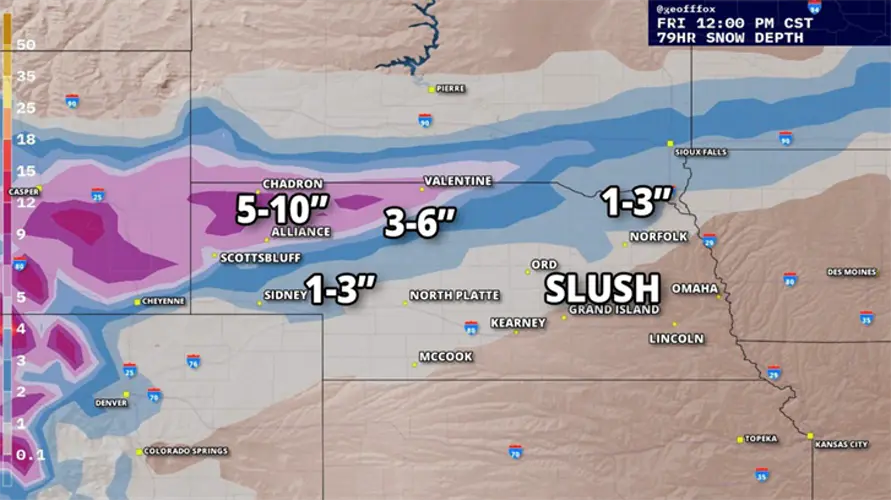 Winter Storm Watch issued for majority of panhandle