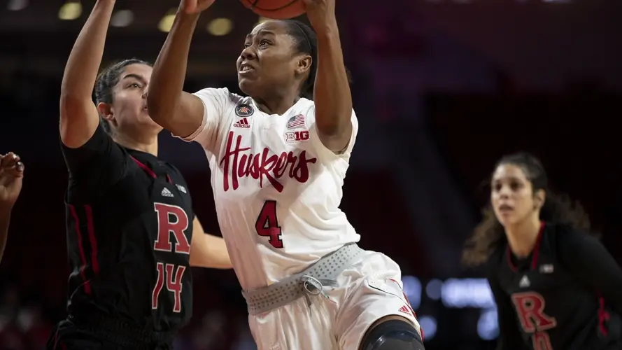 Huskers Outlast Scarlet Knights