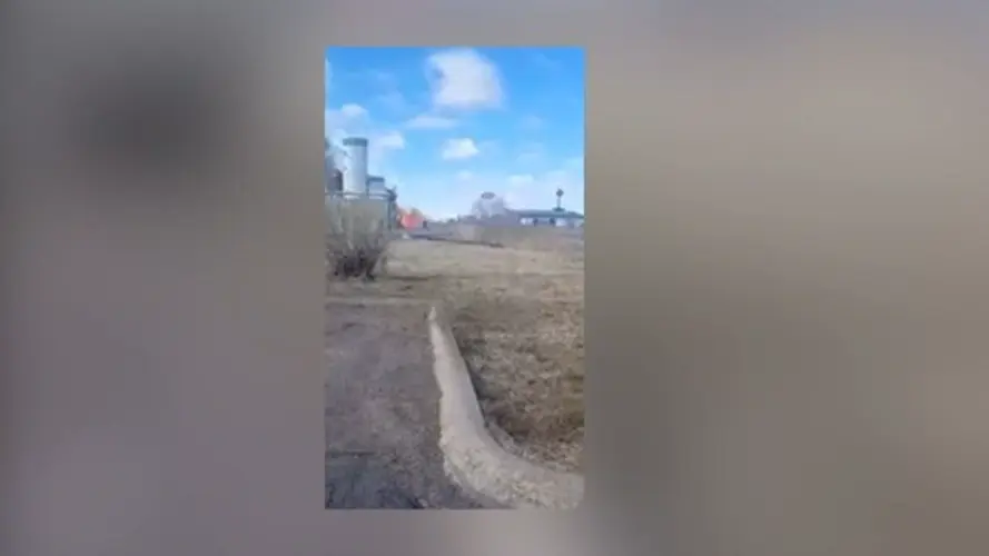 Door Dash delivery driver reports grass fire in North Platte