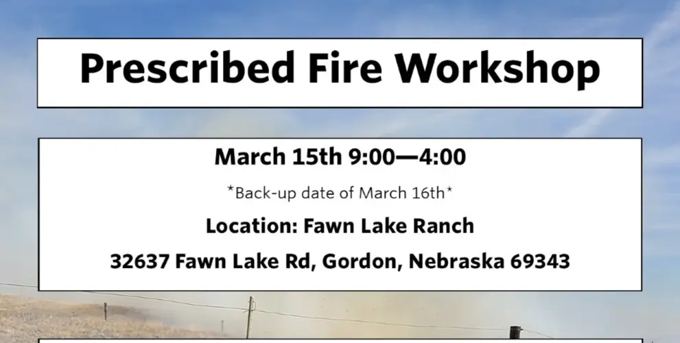 Prescribed Fire workshop March 15th