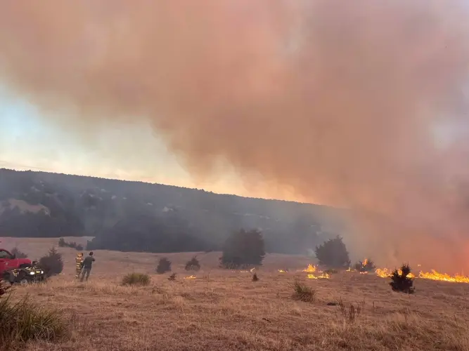 Firefighters battle blaze for third straight day in Lincoln County