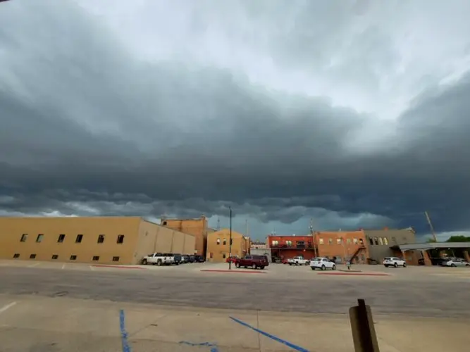 Severe weather drops large hail, damages trees and crops in central panhandle