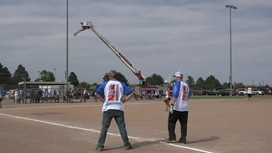Cheyenne County officials battle it out on the diamond for a good cause
