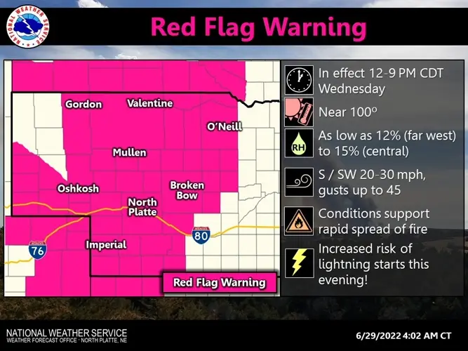 Activities that could spark wildfires, including fireworks, strongly discouraged Wednesday