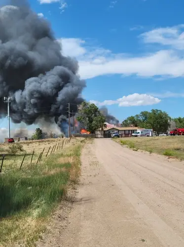Fire fighters respond to 'major incident' in Padroni