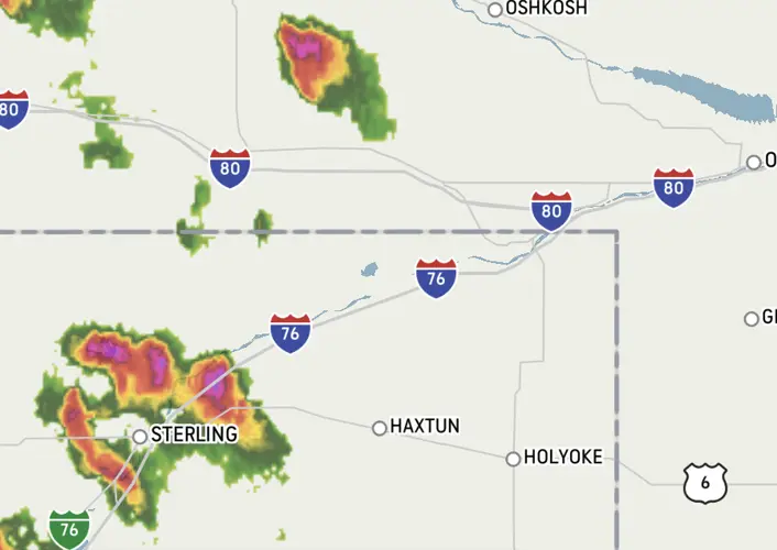 Severe Thunderstorm Warning for Logan County