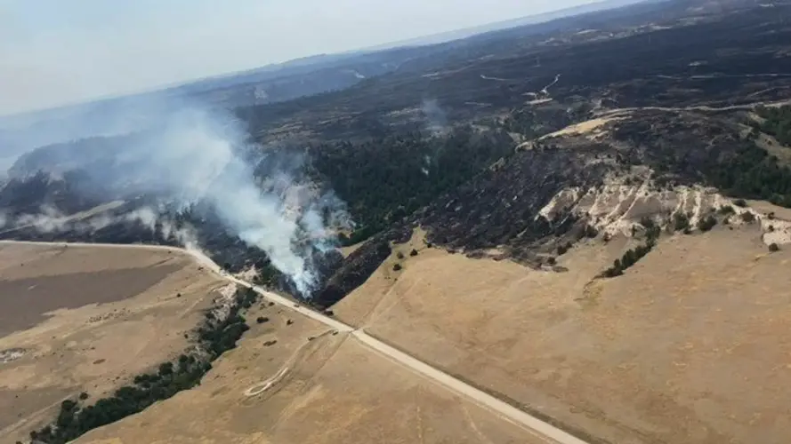 Over 15K acres burn in Carter Canyon due to lightning