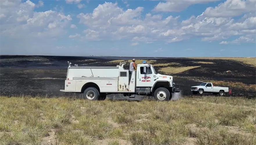 Panhandle grass fire burns 136 acres