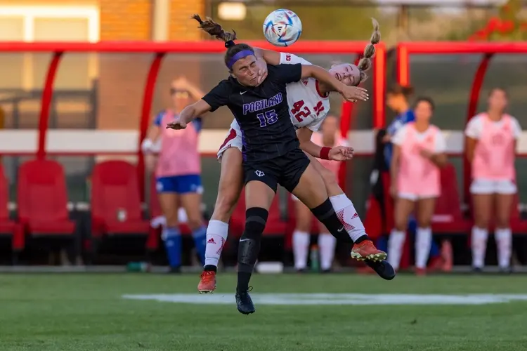 Huskers Drop Home Match to Portland