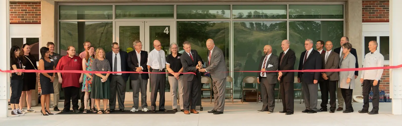 Nebraska State College System Board of Trustees attend Dedication of Match Science COIL
