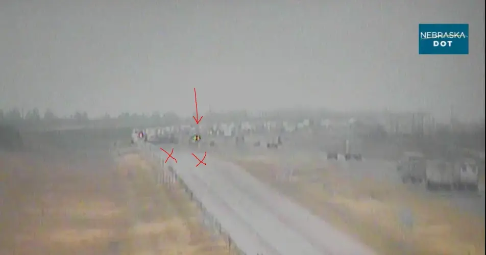 Interstate accident closes eastbound lanes in Kimball County Thursday
