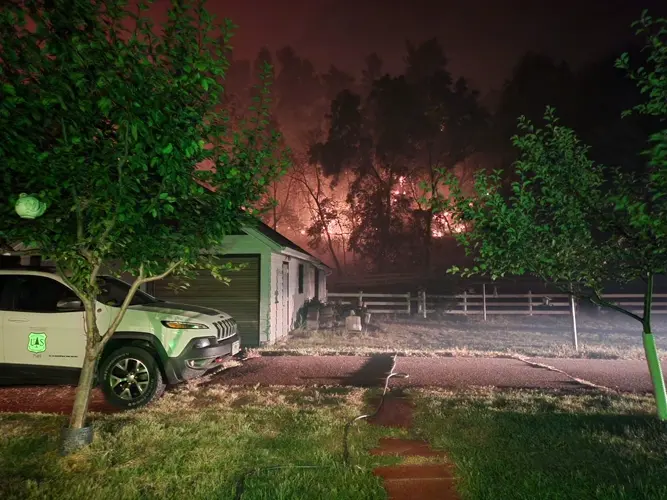 Highway opens, Bovee Fire still zero percent contained