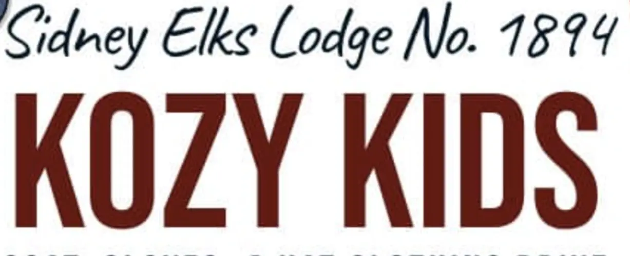 Sidney Elks assisting 'Kozy Kids'