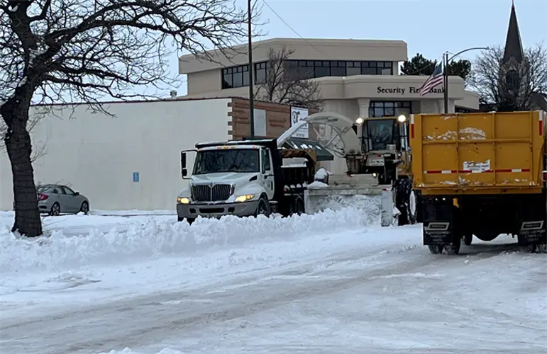 Snow removal a calculated effort