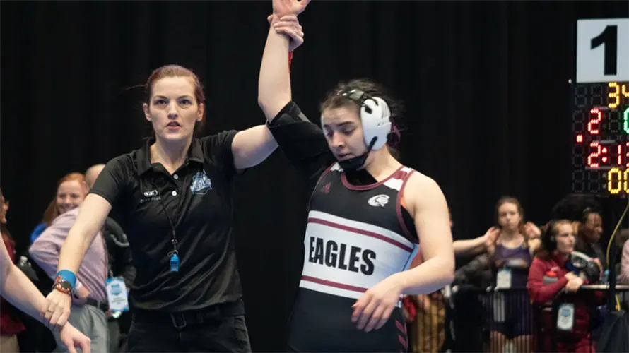 Eagles notes: Chadron State womens wrestling season ends at nationals