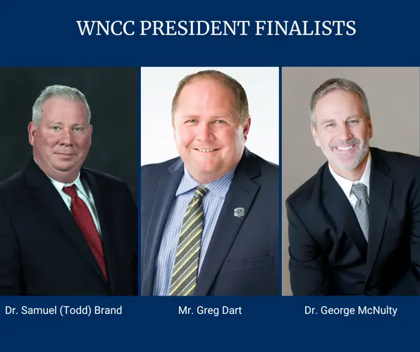 Three finalists named for WNCC President