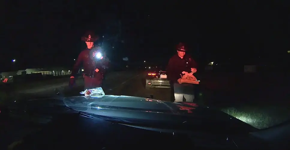State Troopers performs traffic stop in Scottsbluff, end up delivering DoorDash meals
