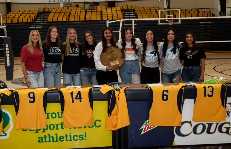 All nine WNCC volleyball sophomores headed to next level