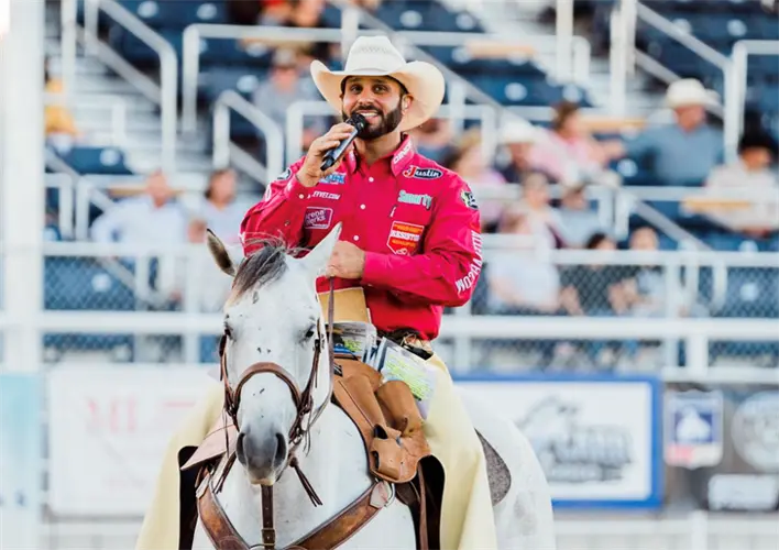 Trick roper, pro rodeo announcer part of Cheyenne County's PRCA rodeo