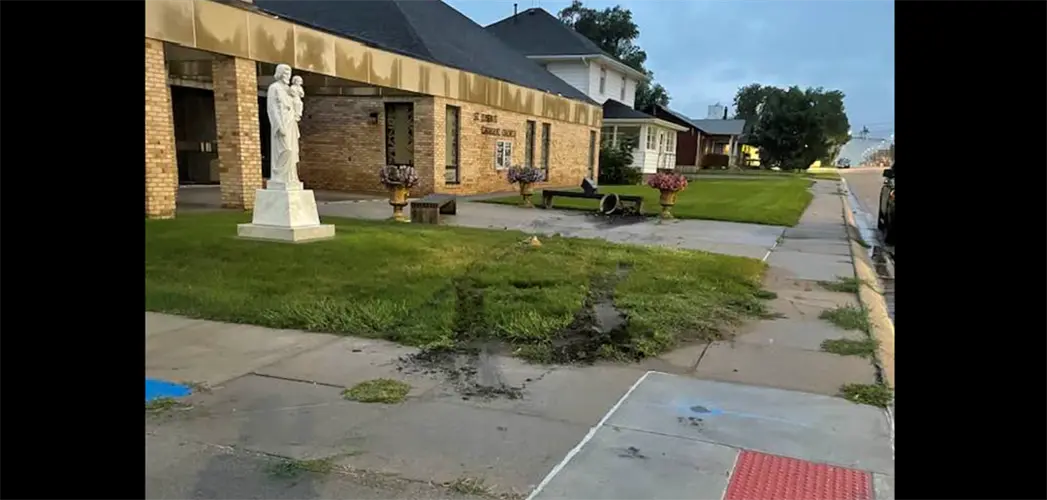 Deuel County Sheriff's Office investigating vehicle entering church lawn