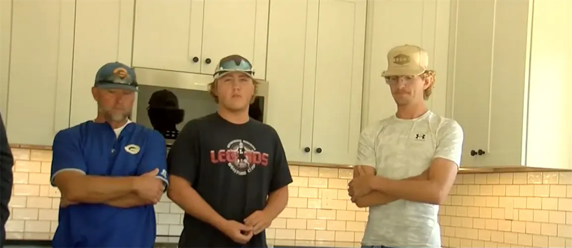 Gering High School’s construction trades program completes house project