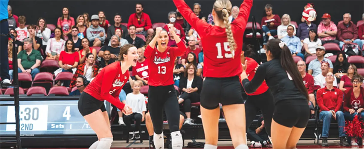 No. 4 Huskers Topple No. 5 Stanford on the Road
