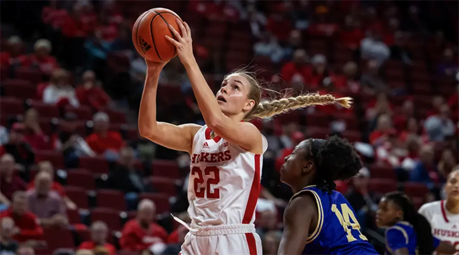 Markowski Powers Huskers Past Alcorn