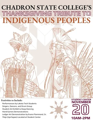 CSC hosting Thanksgiving Tribute to Indigenous Peoples