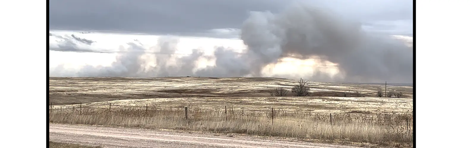 Multiple agencies respond to field fire south of Lodgepole