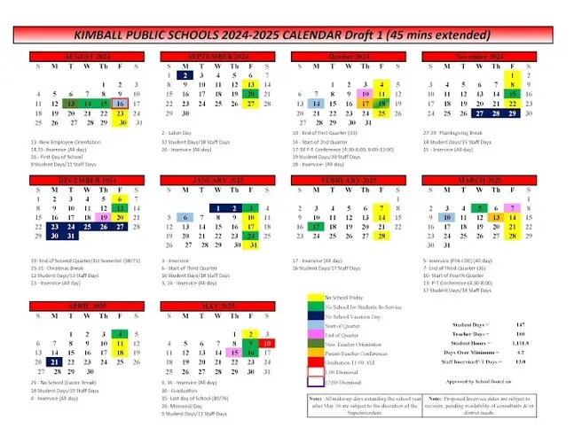 Kimball Public Schools ask for feedback about a potential four day school week.