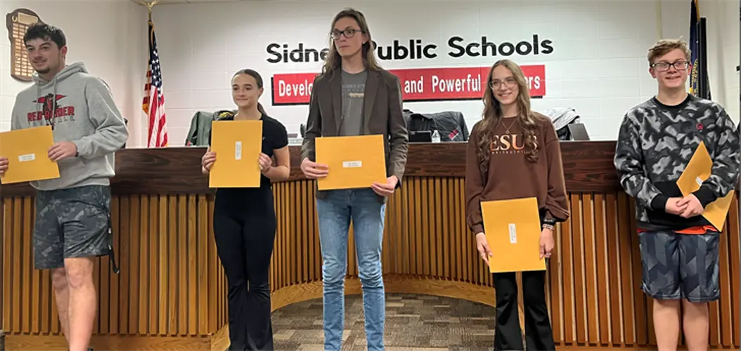 School board recognizes December students of the month