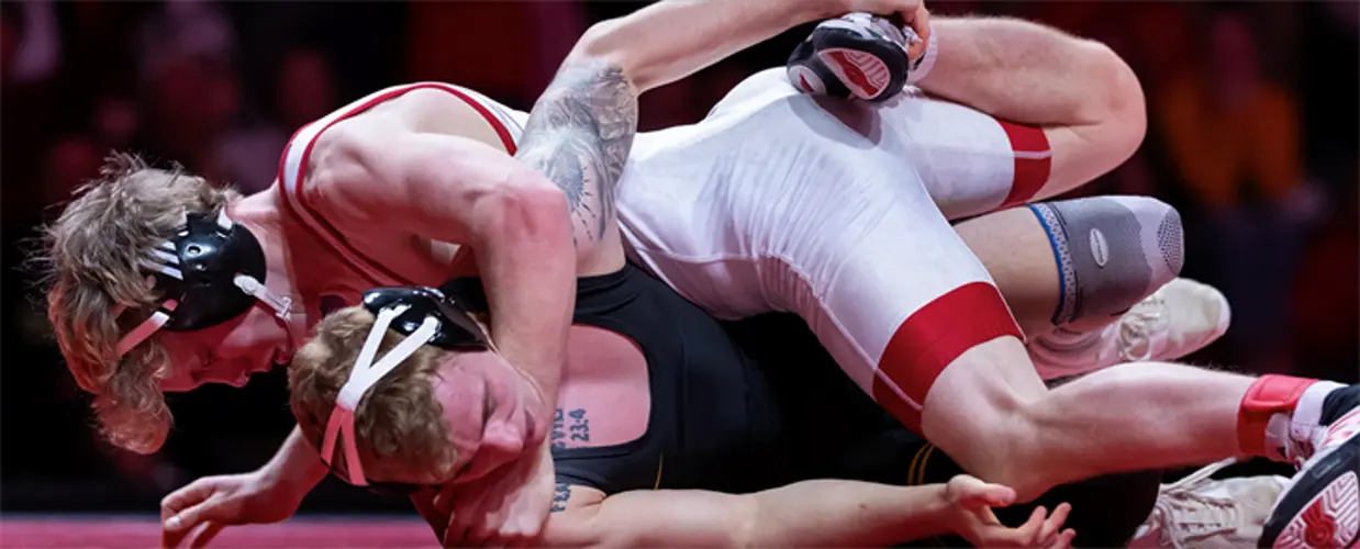 Huskers Drop Dual to #2 Iowa