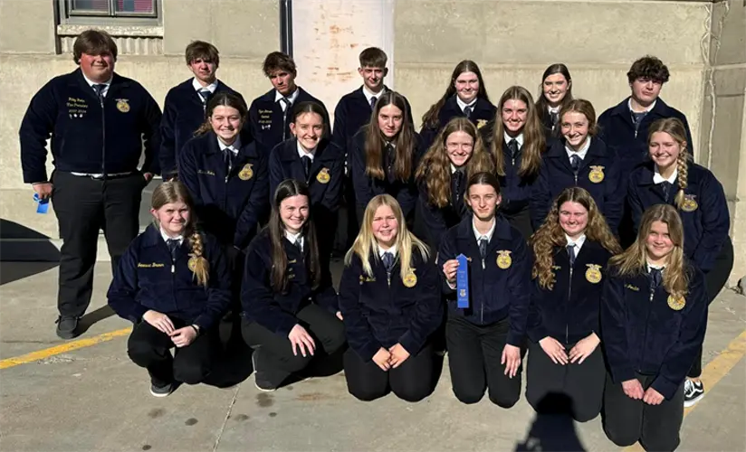 Sidney FFA competes in Career Development Events in Gordon
