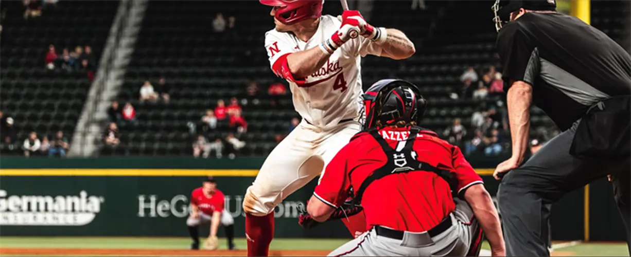 Huskers Fall in Ninth Against No. 21 Texas Tech