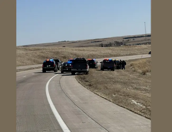 Kimball authorities assist with high speed pursuit