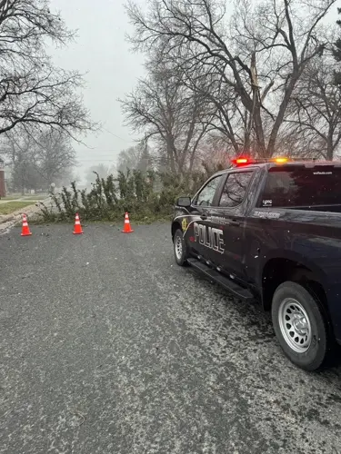 Kimball closes down as spring storm moves through