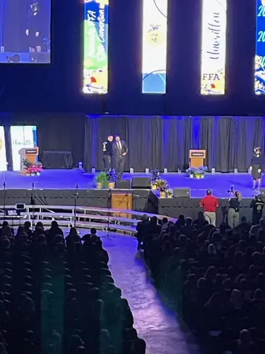 Kimball Public Schools Superintendent receives award at FFA Convention