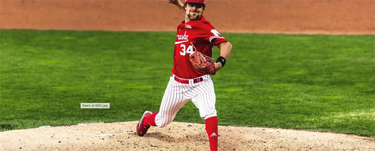 Strong Pitching Pushes Huskers Past Spartans